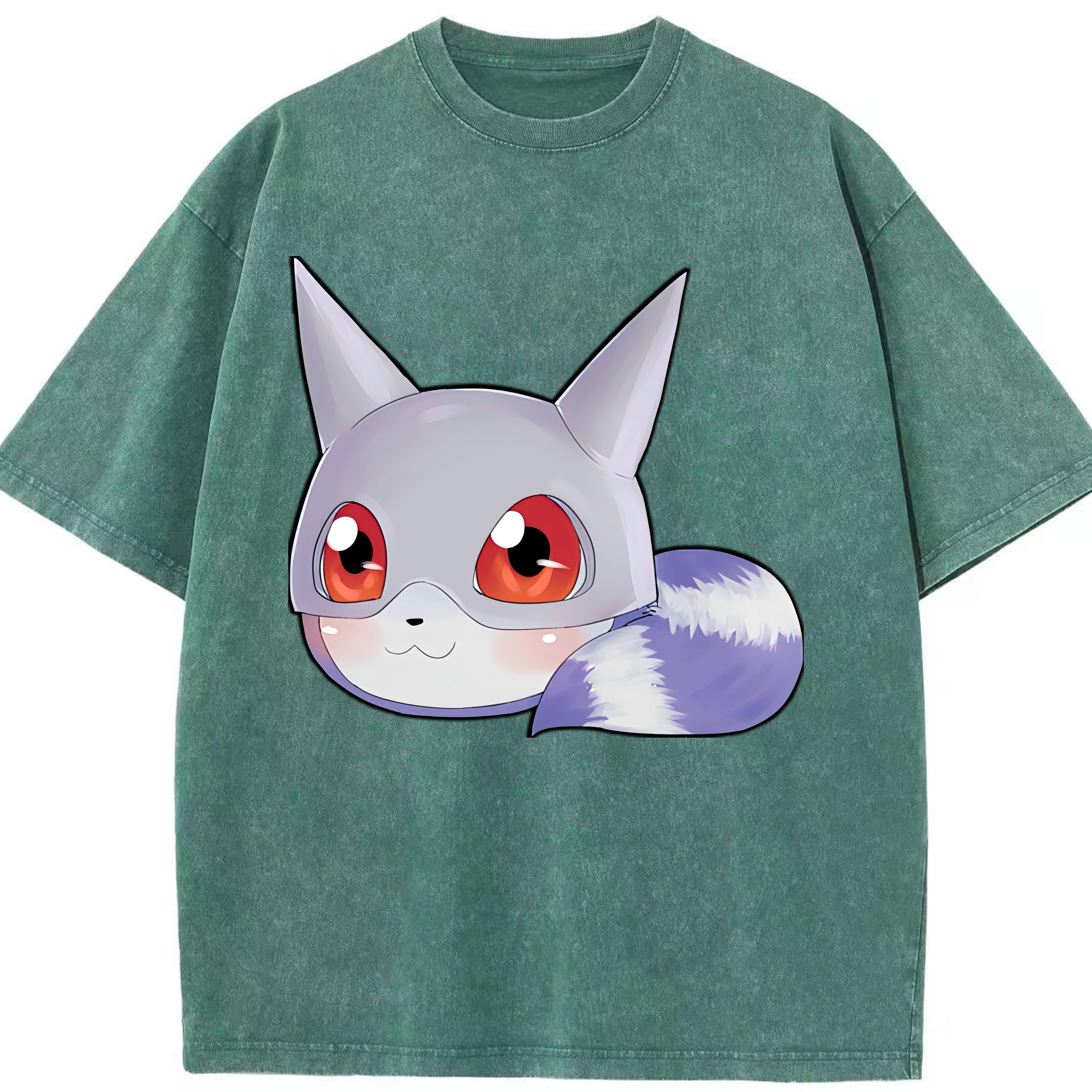 （画像用） Digimon デジタルモンスター/デジモン 綿100% ヴィンテージ風 半袖Tシャツ（フロントプリント）